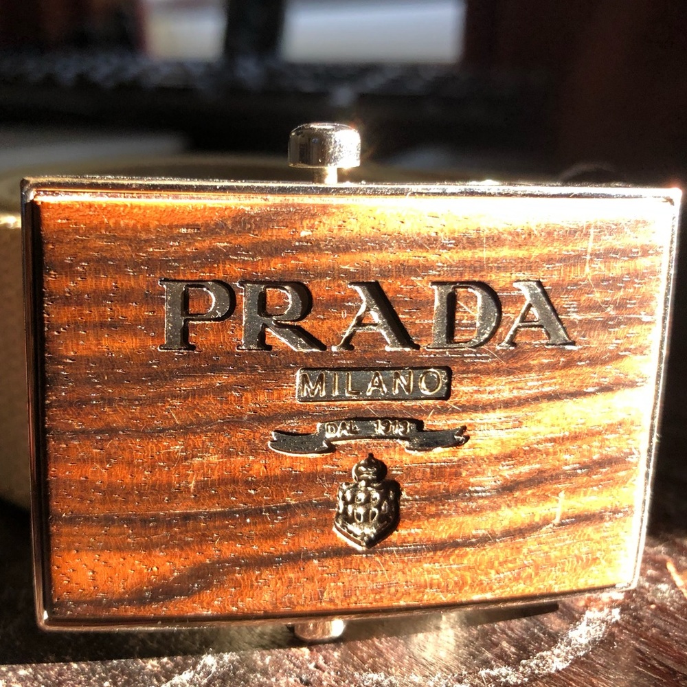 Prada Woven Canvas Belt. Small. adjustable and gently worn.